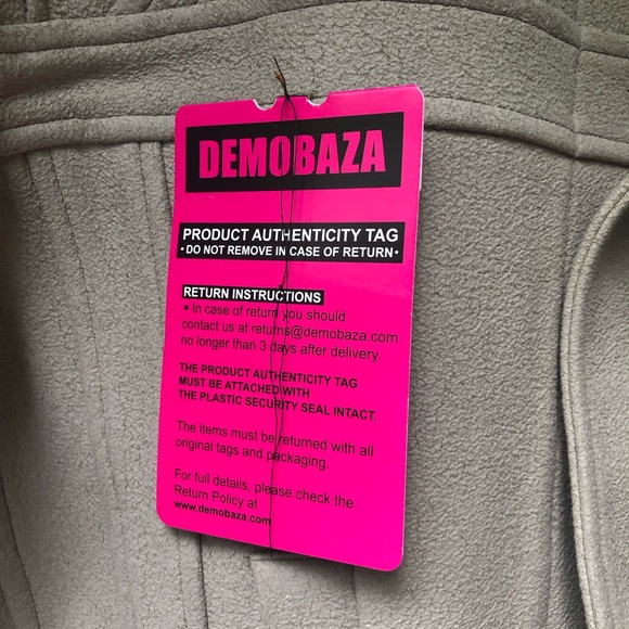 DEMOBAZA Top Coat Recondition Mens Small BRAND NEW Waxed Wool NIB - Picture 10 of 16